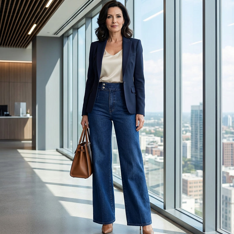 Emilia | High-Waisted Wide-Leg Jeans
